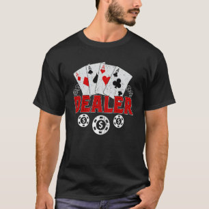 Camiseta Casino Dealer Halloween Costume Shirt Poker Gambli