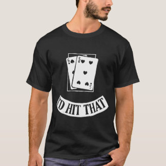 Camiseta Casino divertido Las del juego de la veintiuna de