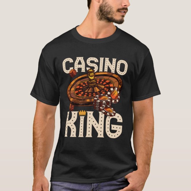 Camiseta casino for men casino king gambler (Anverso)