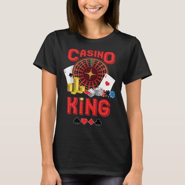 Camiseta casino for men casino king gambler  1 (Anverso)
