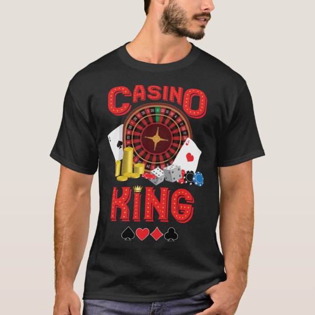 Camiseta casino for men casino king gambler  1 (Anverso)