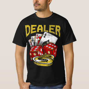 Camiseta Casino Gambler Dealer Texas Holdem Poker