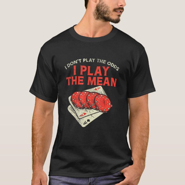 Camiseta Casino Gambler For Slot Machine Juega El Medio (Anverso)