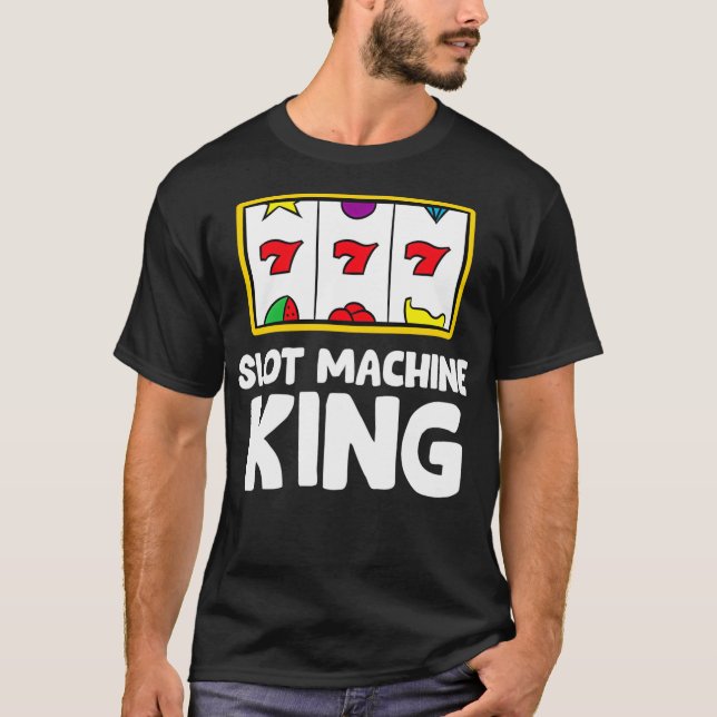 Camiseta Casino Gambling Slot Machine King  (Anverso)