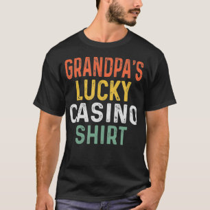 Camiseta Casino Lover Regalos Retro Grandpas Lucky Casino