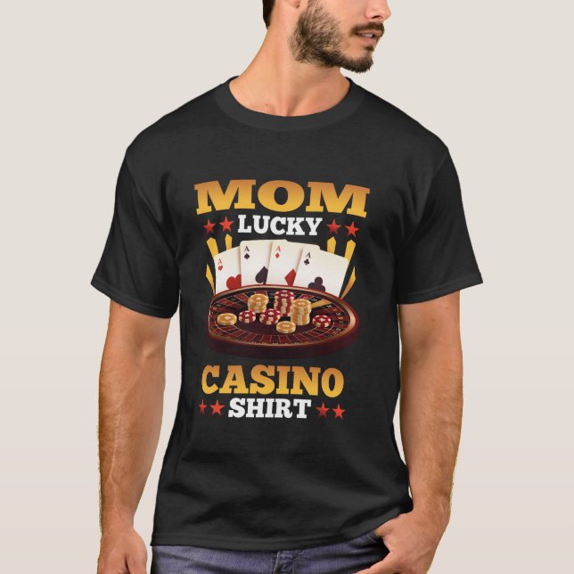 Camiseta Casino Mom Lucky Casino Shirt Mateo parte familiar (Anverso)