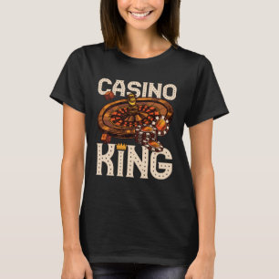 Camiseta casino para hombres casino rey jugador