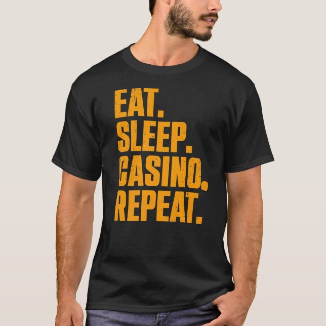 Camiseta Casino Para Hombres Mujeres Casino Gambler Poker 1 (Anverso)
