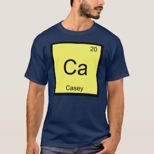 Camiseta Caso Nombre Elemento Químico Tabla Periódica