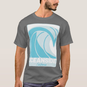 Camiseta Caso Oceanside Beach California Atlantic Ocean FL 