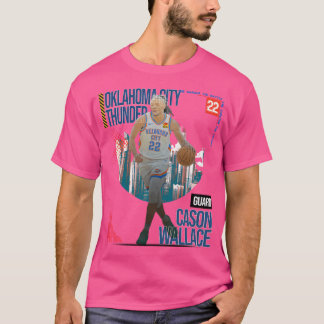 Camiseta Cason Wallace Basketball Art Thunder 1