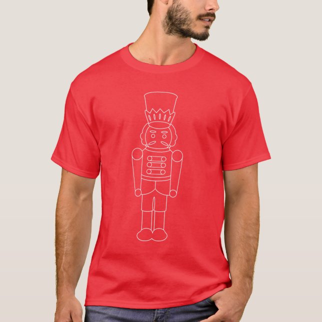 Camiseta Casse-noisette minimaliste : design épuré unique (Anverso)