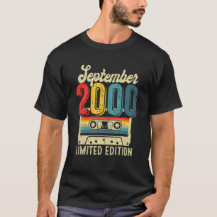 Camiseta Cassett 21ª Retro Vintage Septiembre 2000