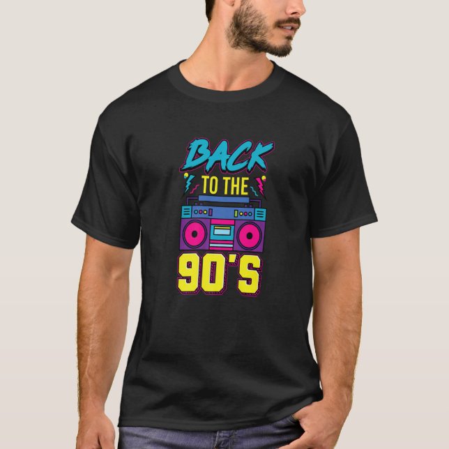Camiseta Cassette Boom Box 90 Música 1 (Anverso)