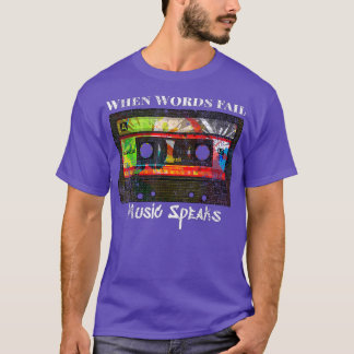Camiseta Cassette Cinta Retro Music Rave House Techno Hip H