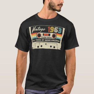 Camiseta Cassette de 60 años de antigüedad 1963