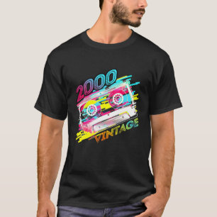 Camiseta Cassette de cumpleaños de 2000, mejor época de cos