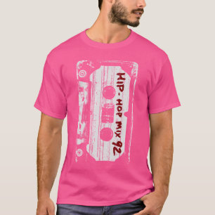 Camiseta Cassette De Mezcla De Rap De Hip Hop Dj Retro 90S