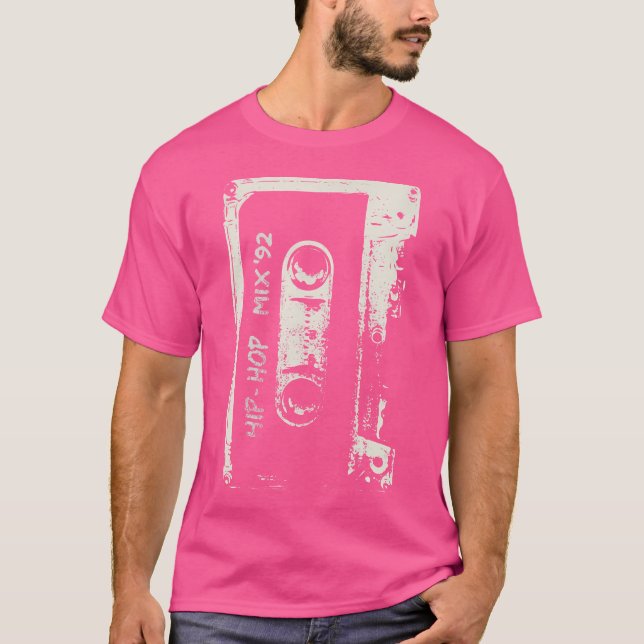 Camiseta Cassette de mixtape de Hip Hop Rap Dj 90S (Anverso)