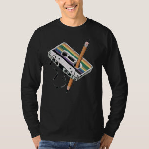Camiseta Cassette de ropa de Fiesta retro de los años 80