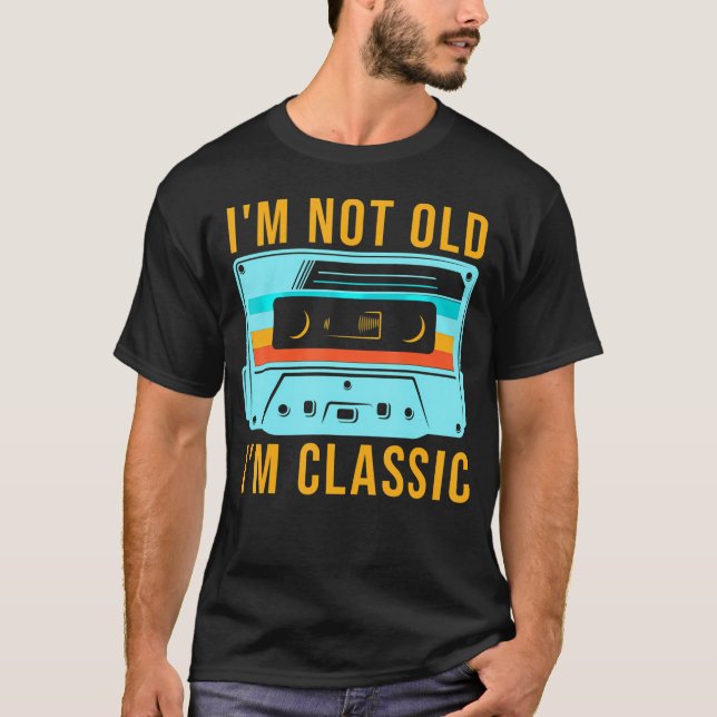 Camiseta Cassette Im No Es Viejo Im A Plus Size (Anverso)