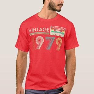 Camiseta Cassette limitado Vintage 1979