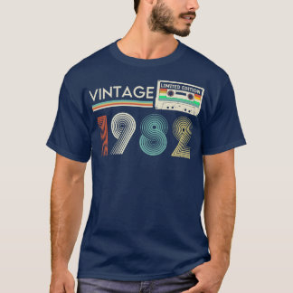 Camiseta Cassette limitado Vintage 1982