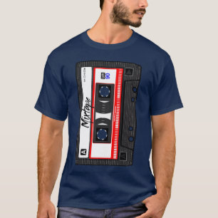 Camiseta Cassette Mi Música Audio 90s Fiesta 80s Retro fri