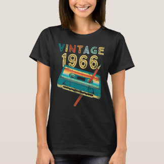 Camiseta Cassette musical de 1966 57º cumpleaños 57 años
