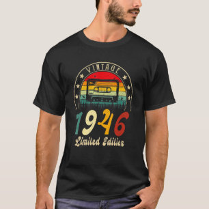 Camiseta Cassette retro 1946 de la época de la cosecha 1946