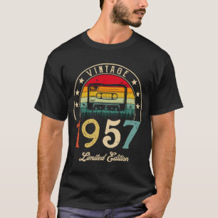 Camiseta Cassette retro 1957 1957 65º cumpleaños 65