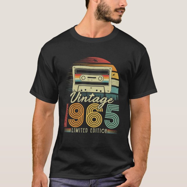 Camiseta Cassette retro 1965 1965 61º cumpleaños 61 (Anverso)