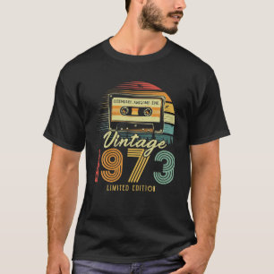 Camiseta Cassette retro 1973 de la época de la cosecha 1973