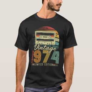 Camiseta Cassette retro 1974 de la época de la cosecha 1974