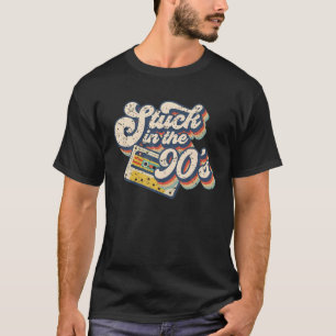 Camiseta Cassette Retro Atrapado En La Nacida De Los Años 9