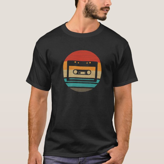 Camiseta Cassette Retro Style Vintage (Anverso)