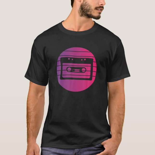 Camiseta Cassette Retro Style Vintage (Anverso)