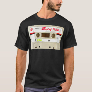 Camiseta Cassette retro vintage de cumpleaños femenino mejo