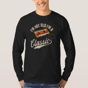 Camiseta Cassette Tape Classic Retro Vintage 70's 80's 90's