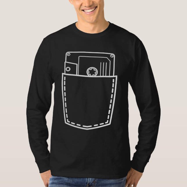 Camiseta Cassette Tape in my pocket on my chest close to my (Anverso)