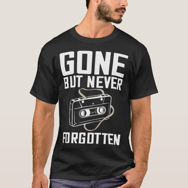 Camiseta Cassette Tape Music Player Recorder Mix Audio Coll (Anverso)