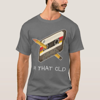 Camiseta Cassette tape music retro vintage nineties 80s fun
