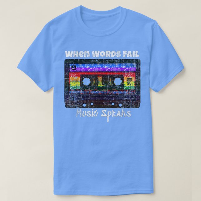 Camiseta Cassette Tape Retro Music 90s Rave House Techno  (Diseño del anverso)