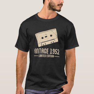 Camiseta Cassette Tapes S 1952 Vintage Retro Design Birthda