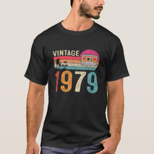 Camiseta Cassette Vintage 1979 Nacido 43º Cumpleaños