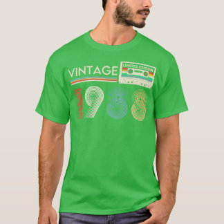 Camiseta Cassette Vintage 1988 Limited