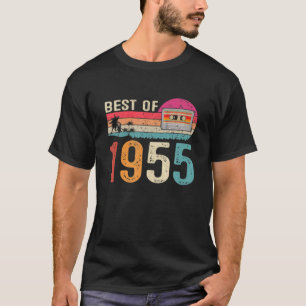 Camiseta Cassette Vintage Mejor De 1955 Nacido En 67 Años