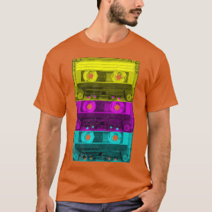 Camiseta Cassette Vintage Retro Music 80