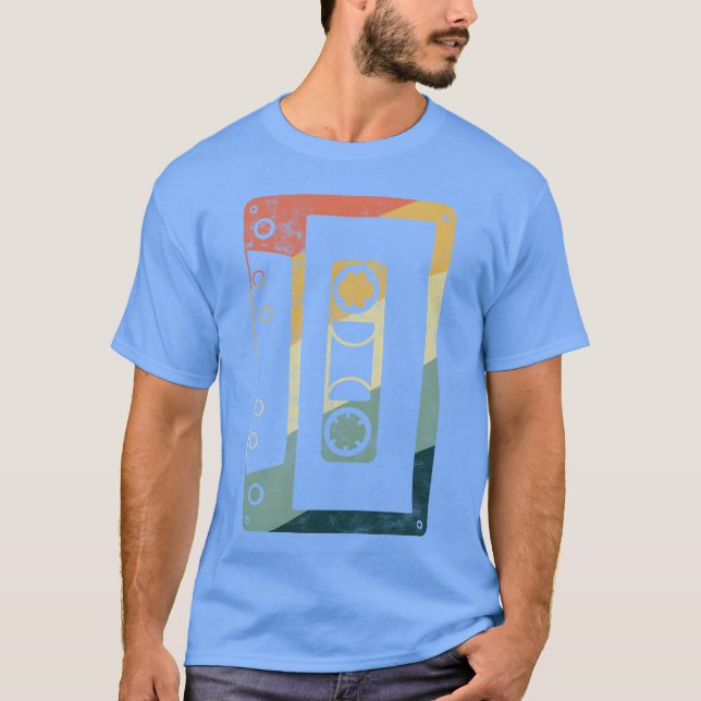 Camiseta Cassetteape Mitape Best 80S Music family (Anverso)