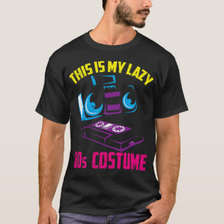 Camiseta Cassettes de la época de los 80 y la vestimenta di
